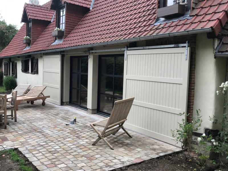 Pose de menuiseries Alu 9005