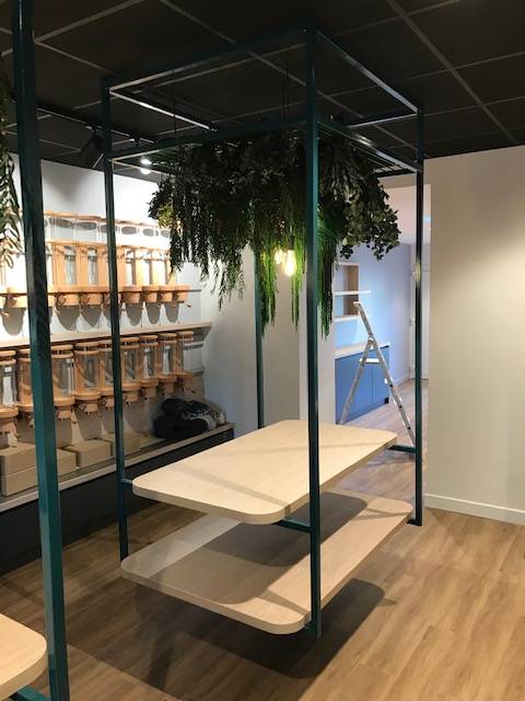 Agencement intérieur d'un magasin