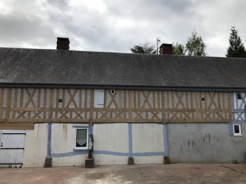 Refection d'un pan de bois traditionnel  - Cany-Barville