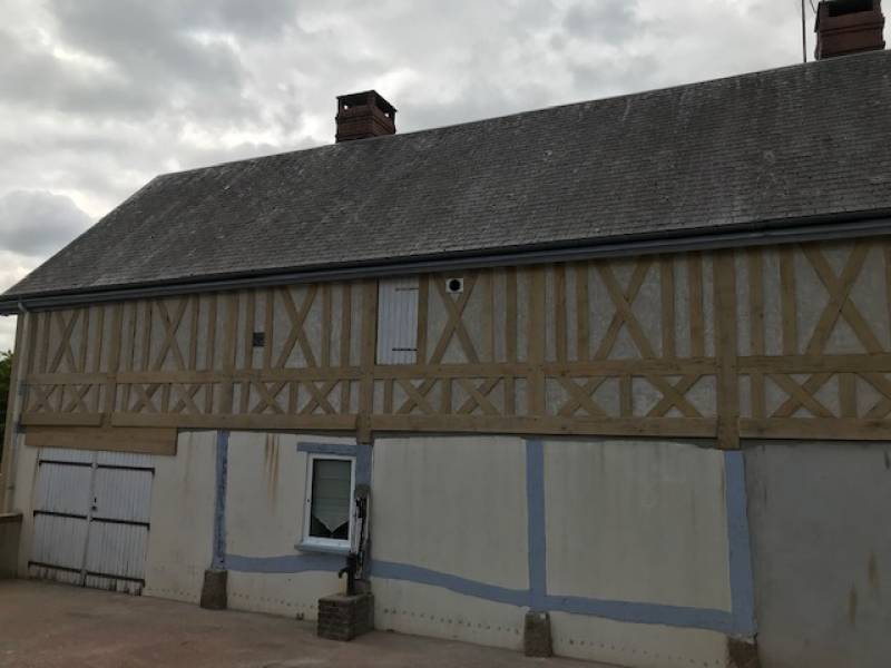 Refection d'un pan de bois à Cany-Barville