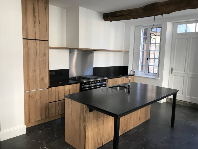 Conception et fabrication d'une cuisine proche Cany-Barville 76